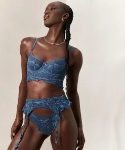 Unwattierter Longline-Bügel-BH Daan