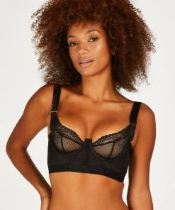 Unwattierter Longline-Bügel-BH Mila